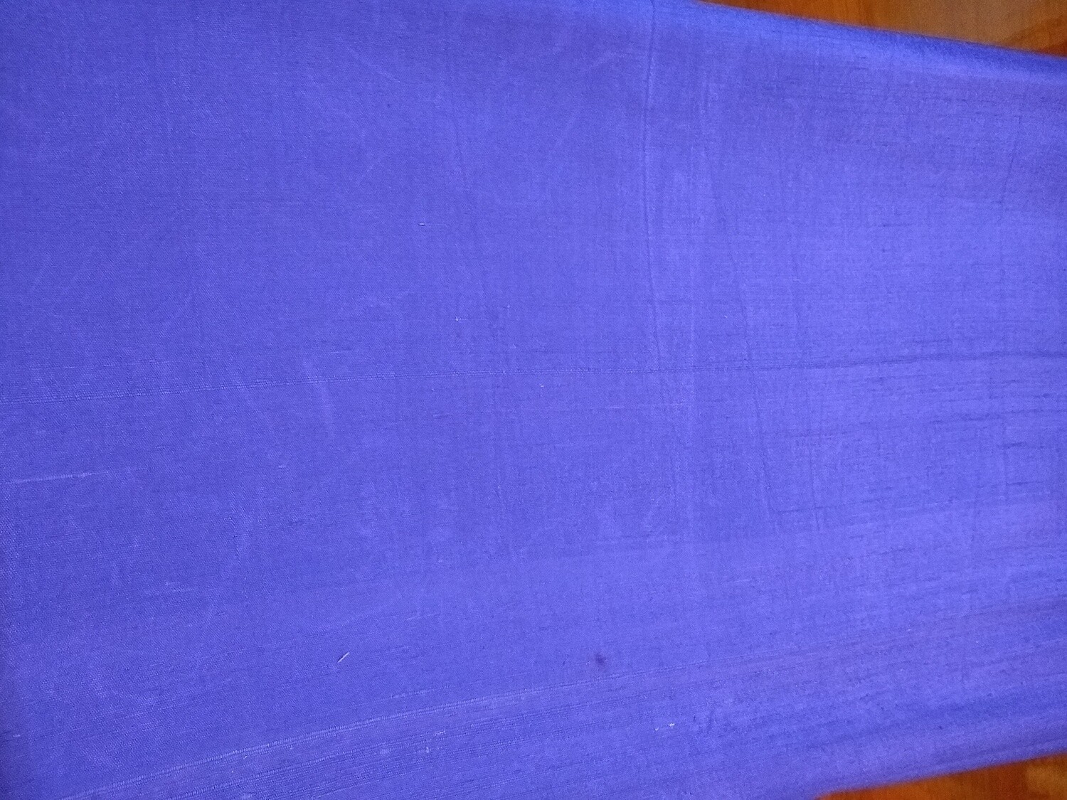 Blue Silk Fabric - Handmade
