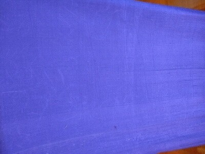 Blue Silk Fabric - Handmade