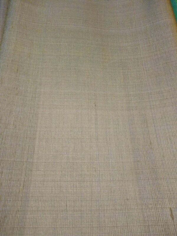 Grey Silk Fabric - Handmade