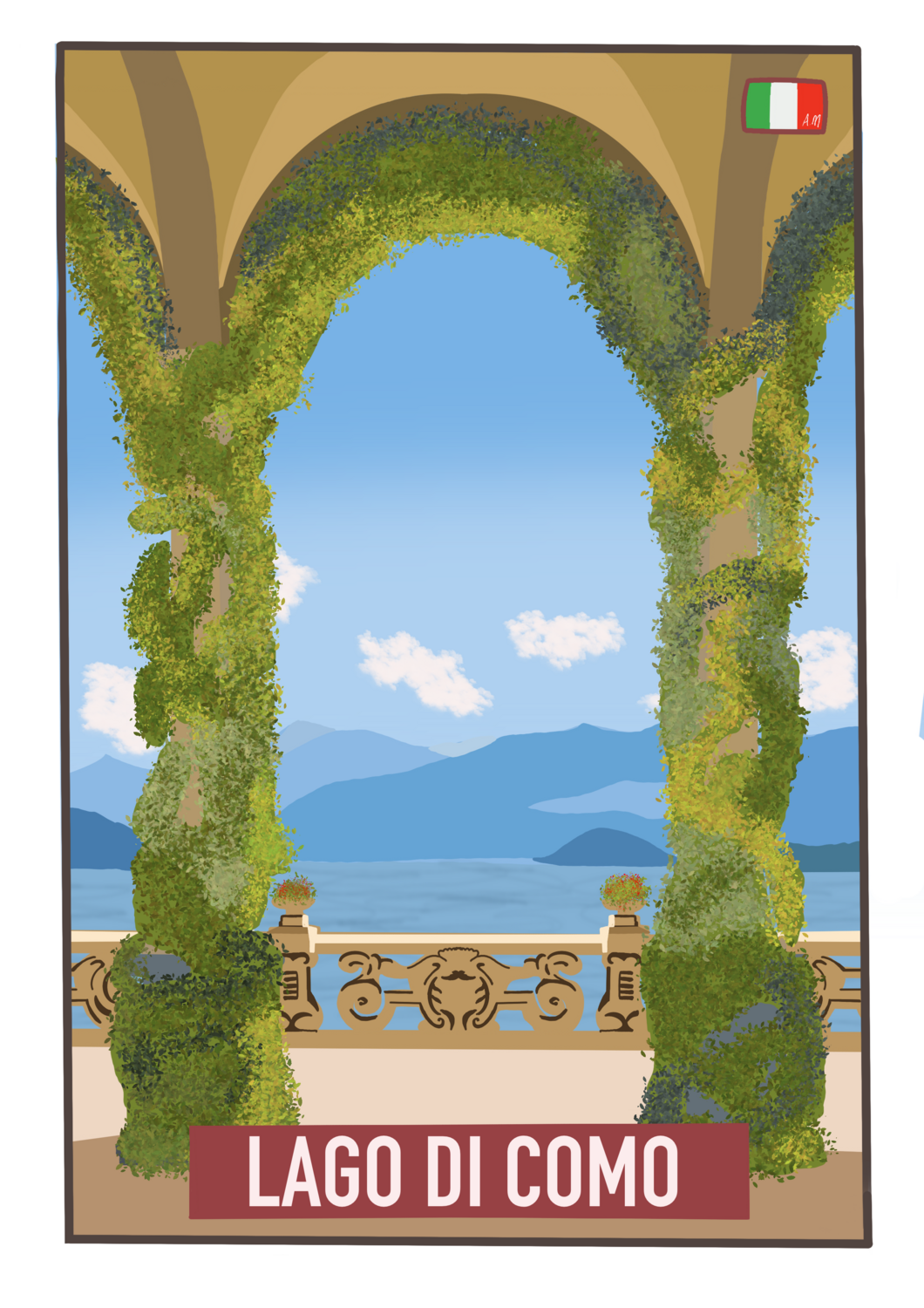 &quot;Lago Di Como&quot; Poster