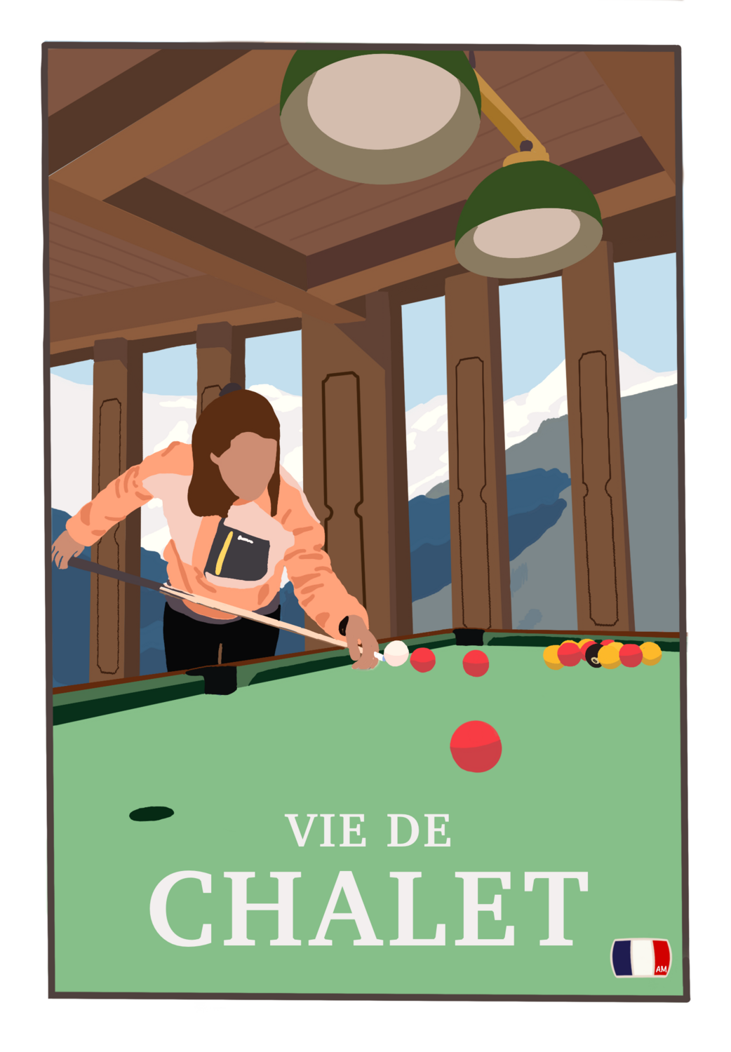 &quot;Vie de Chalet&quot; Poster