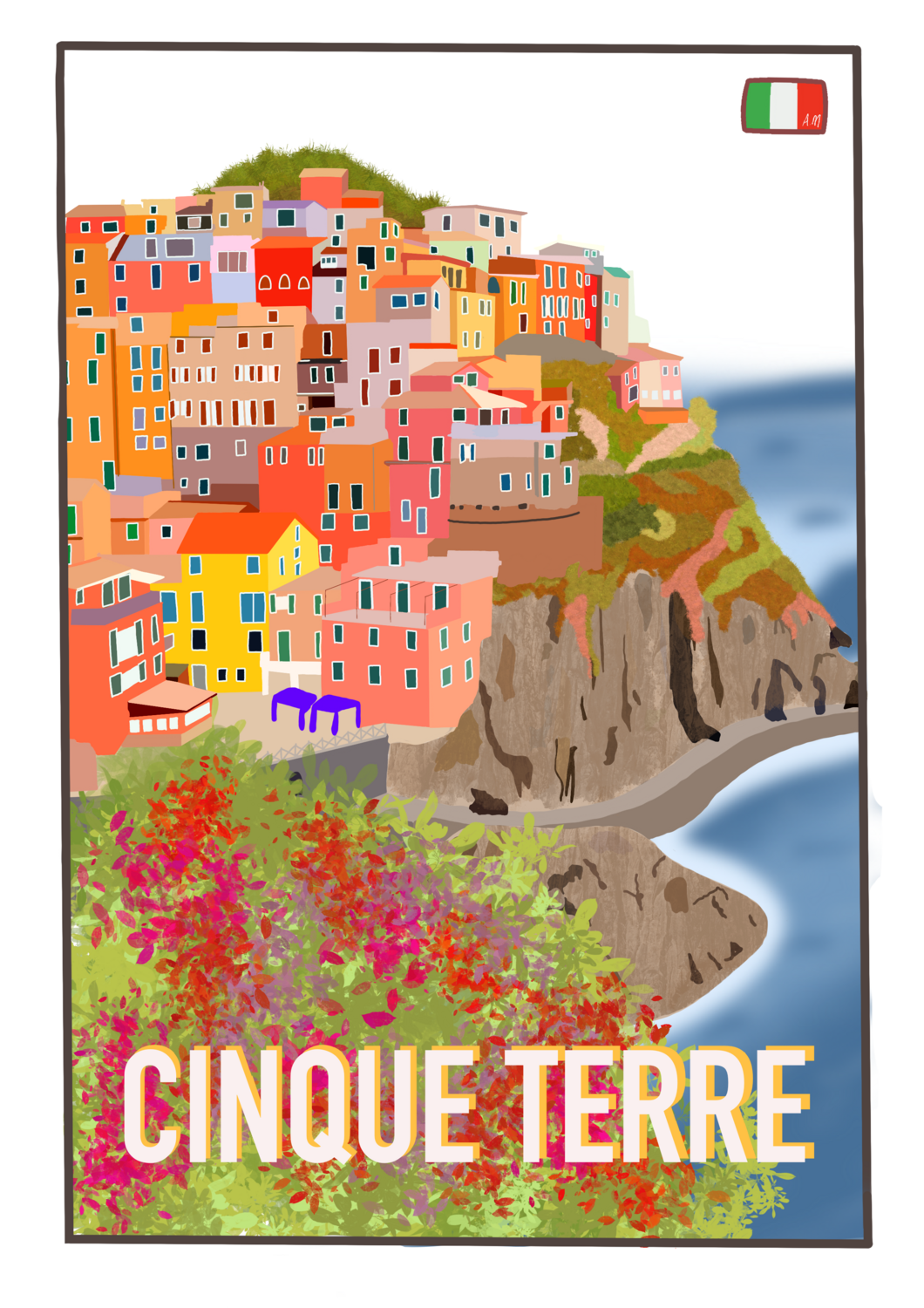 &quot;Cinque Terre&quot; Poster