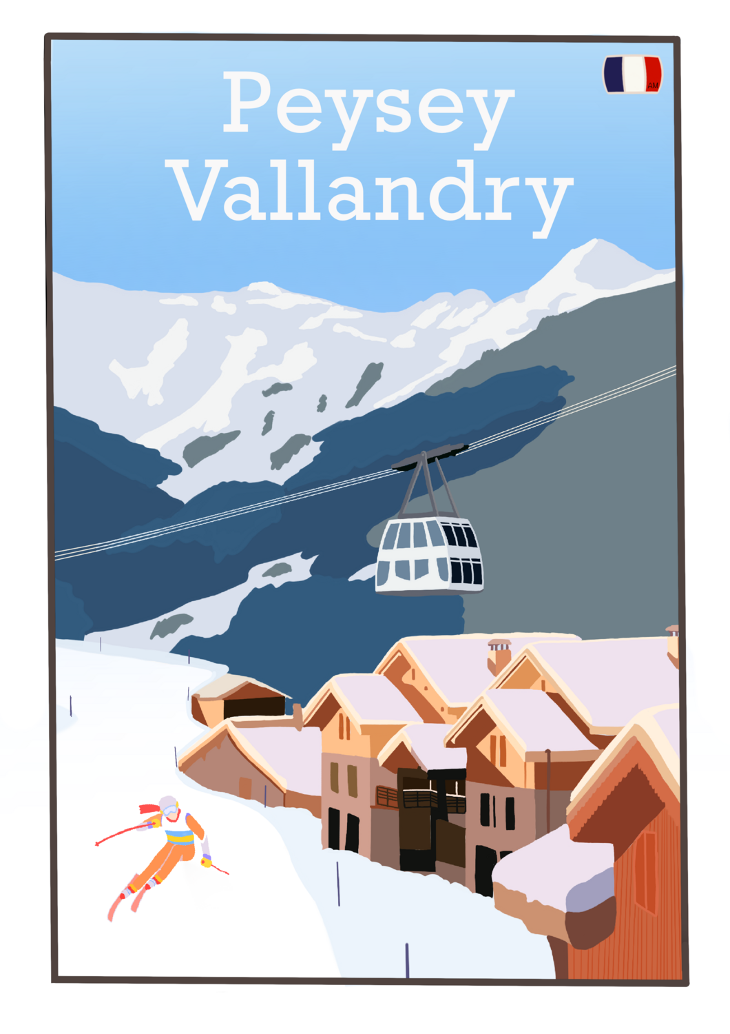 &quot;Pesey-Vallandry&quot; Poster