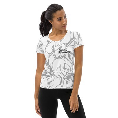 Explorate - Women's Athletic T-shirt EXPWAOPFL002