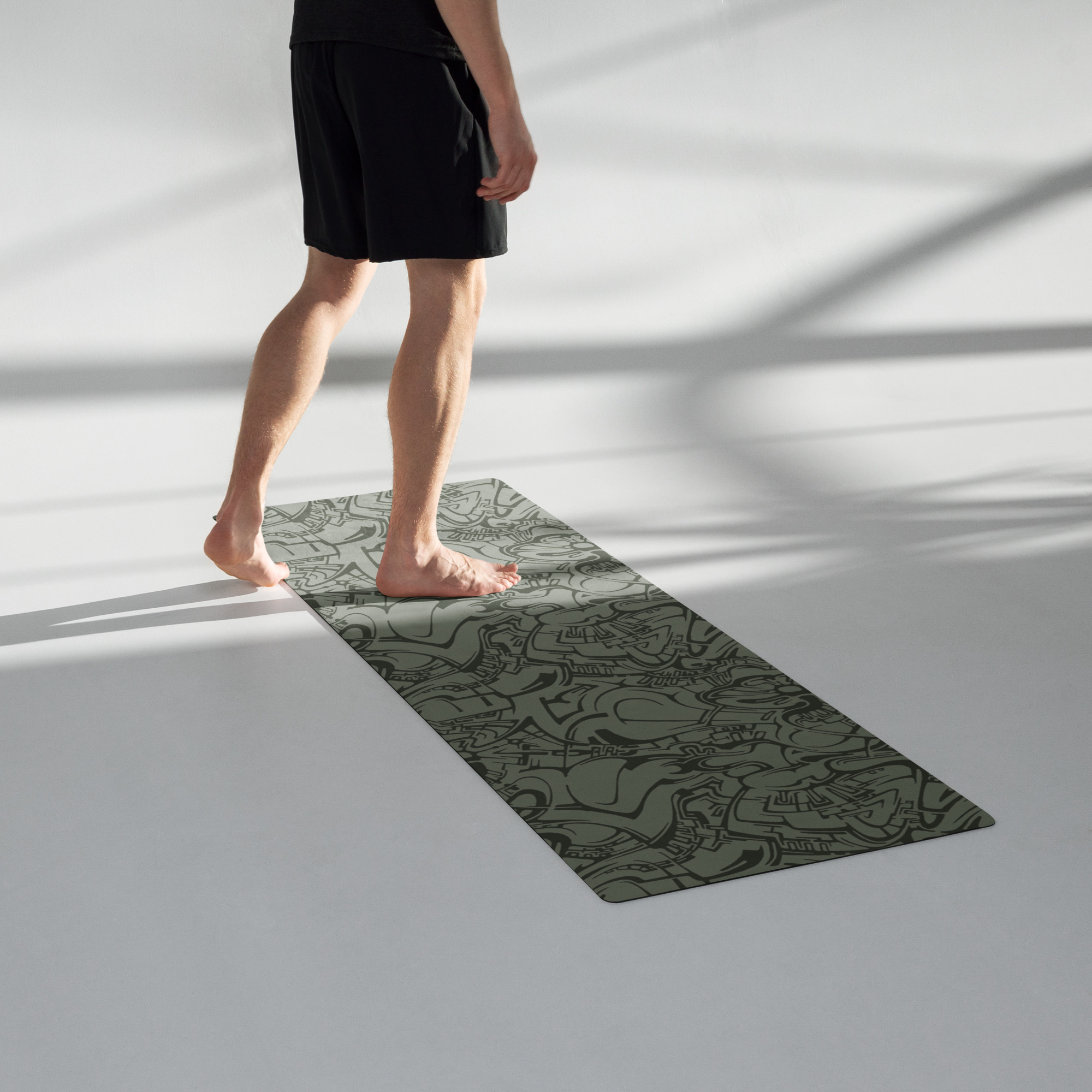 Zoorium - GrayGreen - Yoga mat Zoorium - GrayGreen - Yoga mat