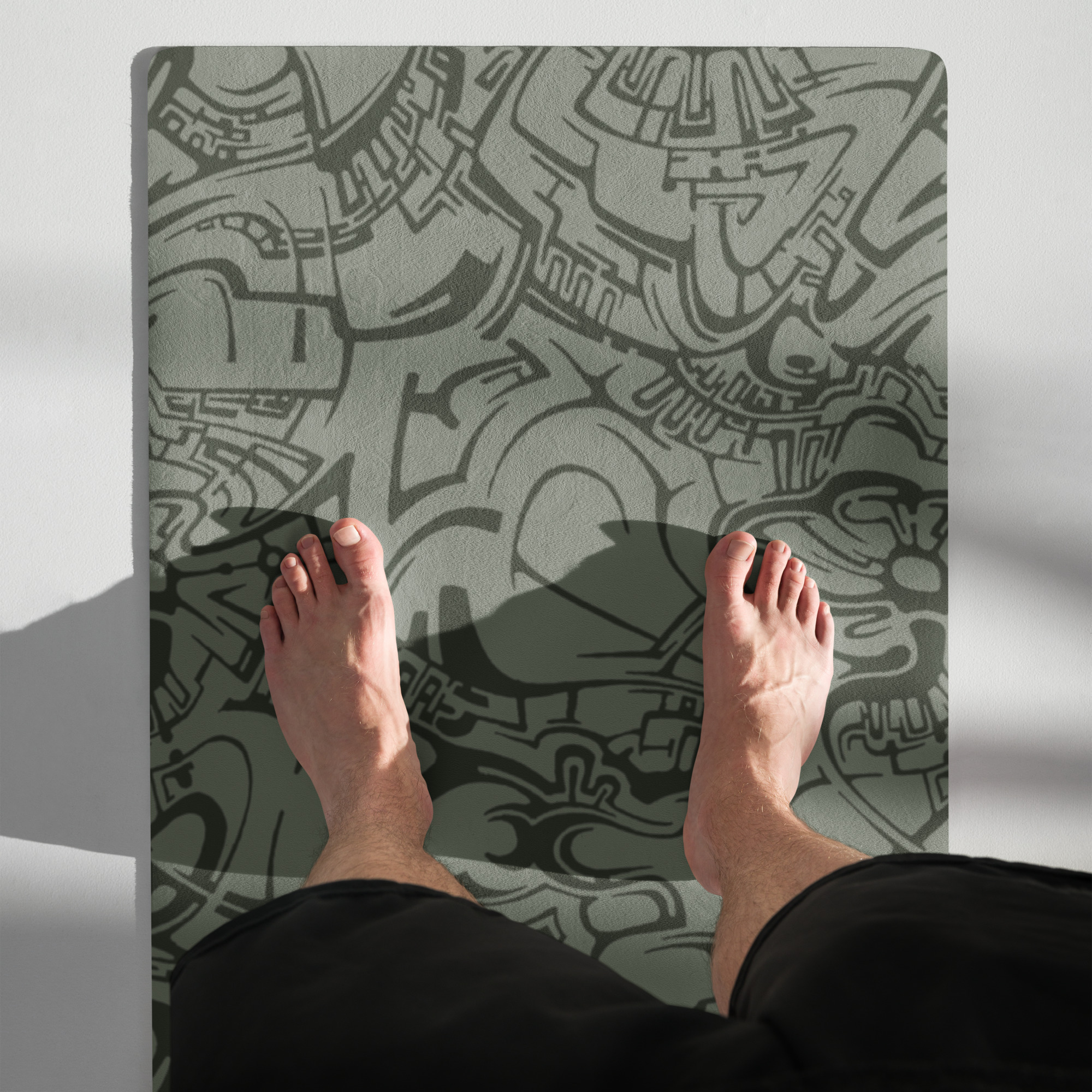 Zoorium - GrayGreen - Yoga mat Zoorium - GrayGreen - Yoga mat
