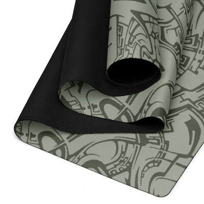 Zoorium - GrayGreen - Yoga mat ZOOGGAOPFL230