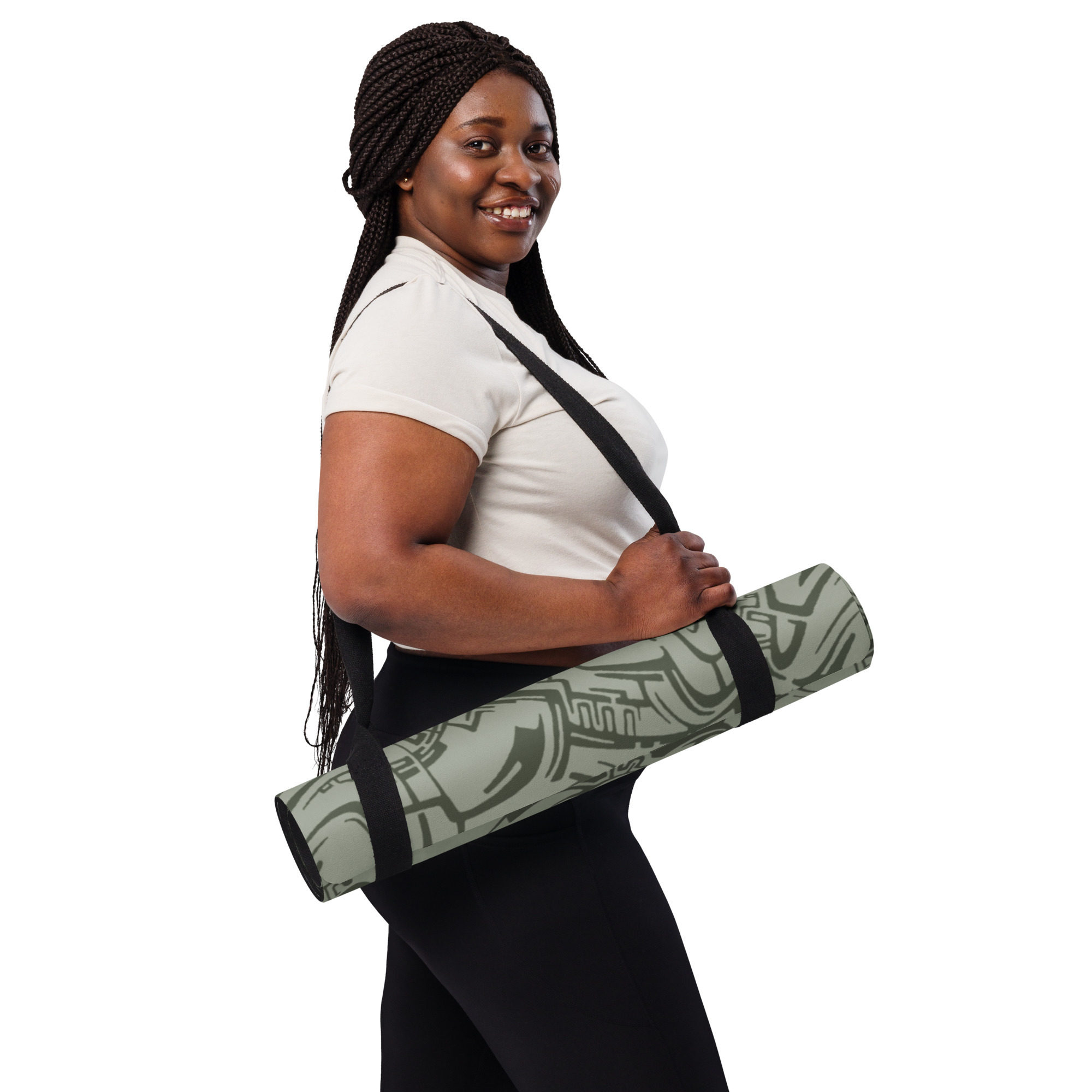 Zoorium - GrayGreen - Yoga mat Zoorium - GrayGreen - Yoga mat
