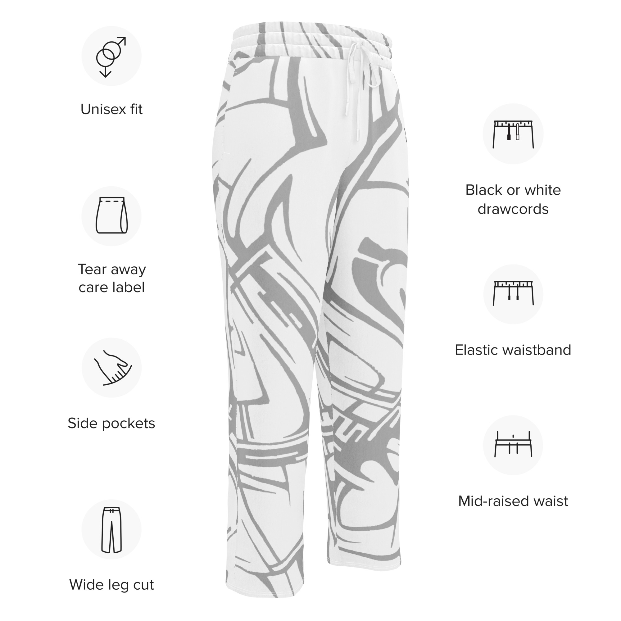 Explorate - Unisex Wide-leg Joggers Explorate - Unisex Wide-leg Joggers
