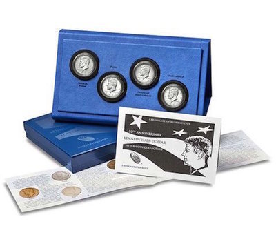 50th Anniv. Kennedy 2014 Half-Dollar Silver Coin Collection K13