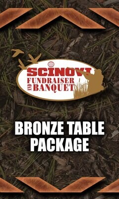 Banquet Bronze Table Package