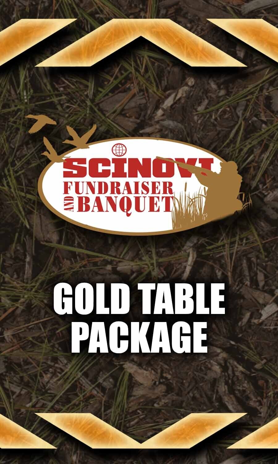 Banquet Gold Table Package