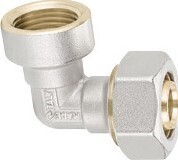 RACCORDO A COMPRESS. CURVO FEMMINA 20 X 3/4"