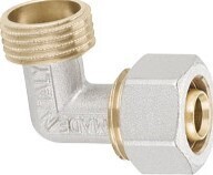 RACCORDO A COMPRESS. CURVO MASCHIO 20 X 3/4"