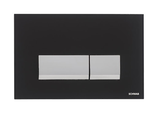 PLACCA MAGNUS DUO VETRO NERO