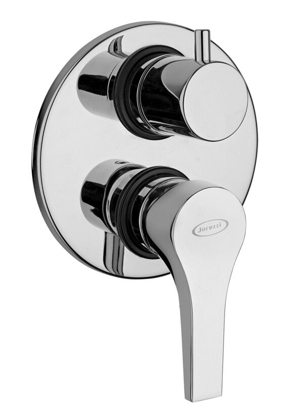 MISCELATORE DOCCIA INCASSO CON DEVIATORE - CROMO SERIE MOONLIGHT