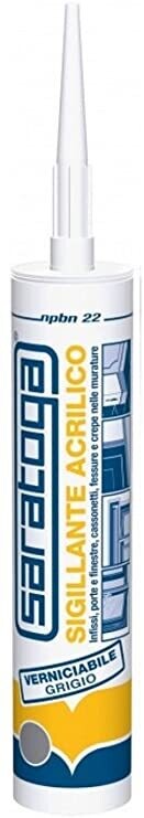 SIGILLANTE ACRILICO GRIGIO 280 ML NPBN