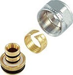 ADATTATORE CROMATO DA 1/2" MULTISTRATO 16X2