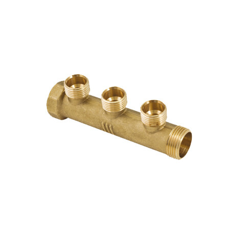 COLLETTORE OTTONE GIALLO 3/4X1/2  3 VIE