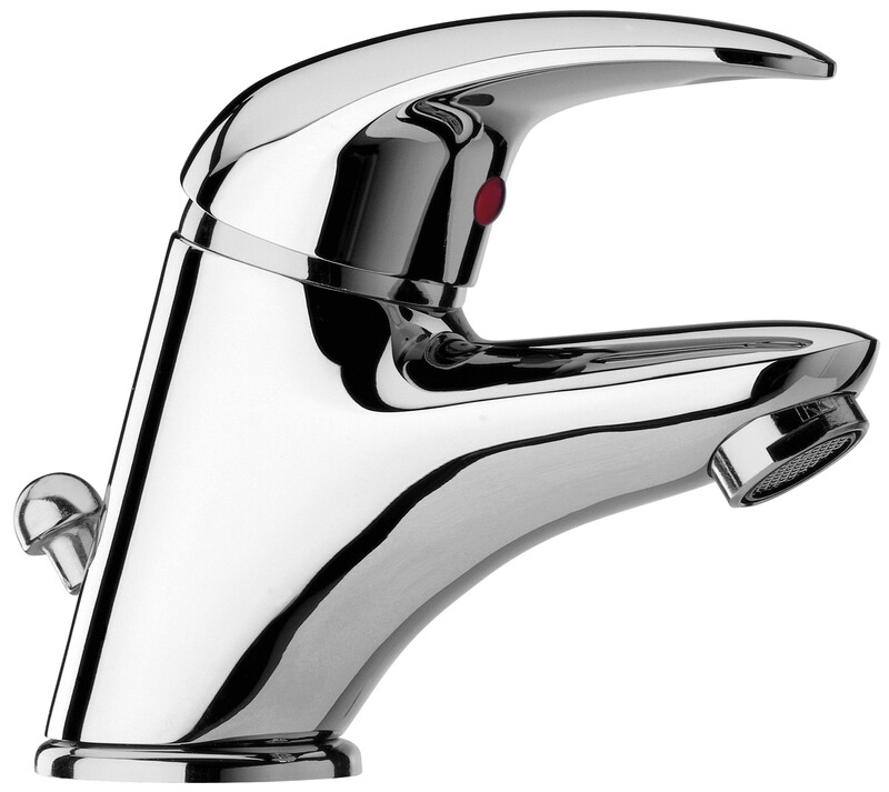 MISCELATORE LAVABO CON SCARICO 1" 1/4 - CROMO SERIE SUN