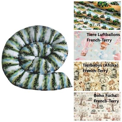 Bettschlange XXL French Terry
