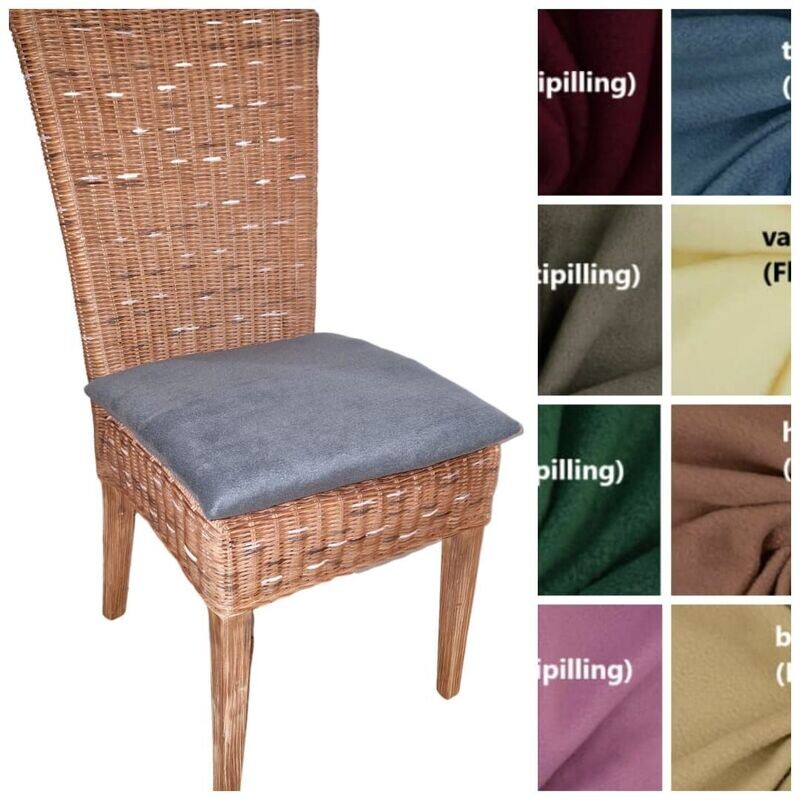 Sitzkissen / Stuhlkissen / Sitzauflage aus Fleece (Antipilling)