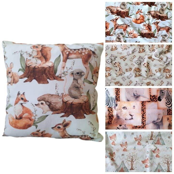 Babykissen Kinderkissen (25x25cm) Tiere