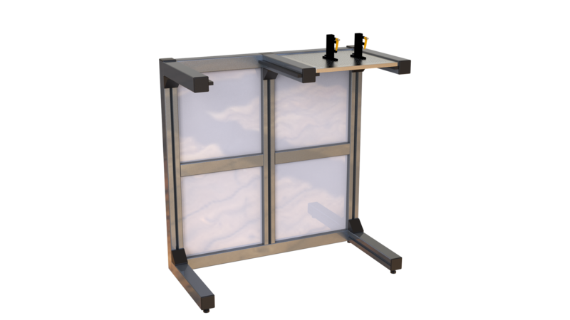 Fixture Plate Rack 2 Slots for 300 x 300 Plate