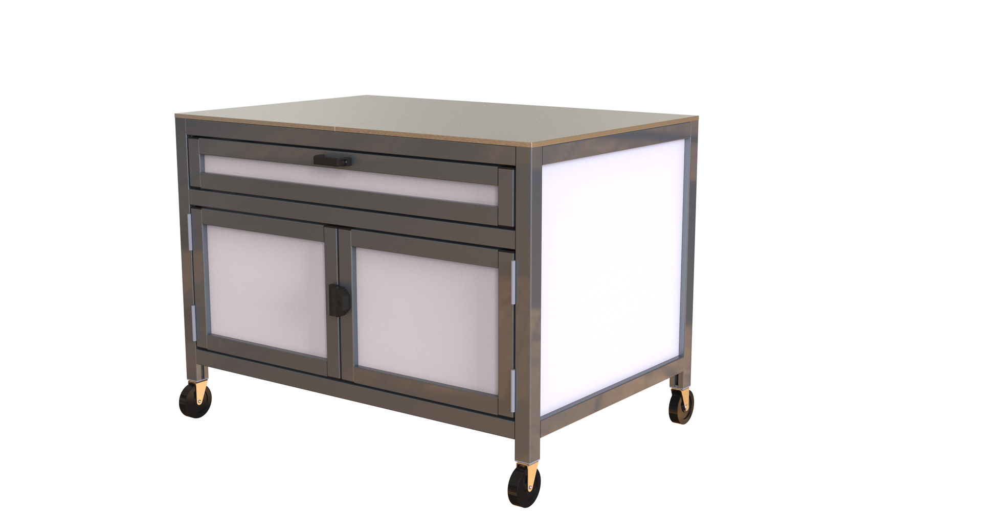 Metrology Trolley Rolling Premium Large