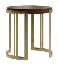 PROJECT COLLECTION - TAVOLINO METALLO E LEGNO