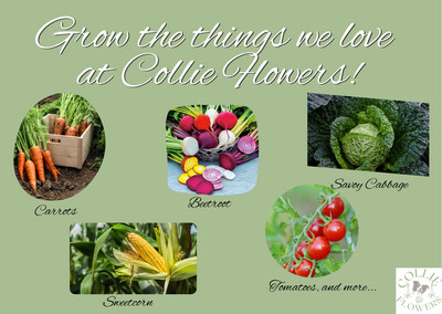 Collie Flowers Favourites (Vegetables): Seed Calendar