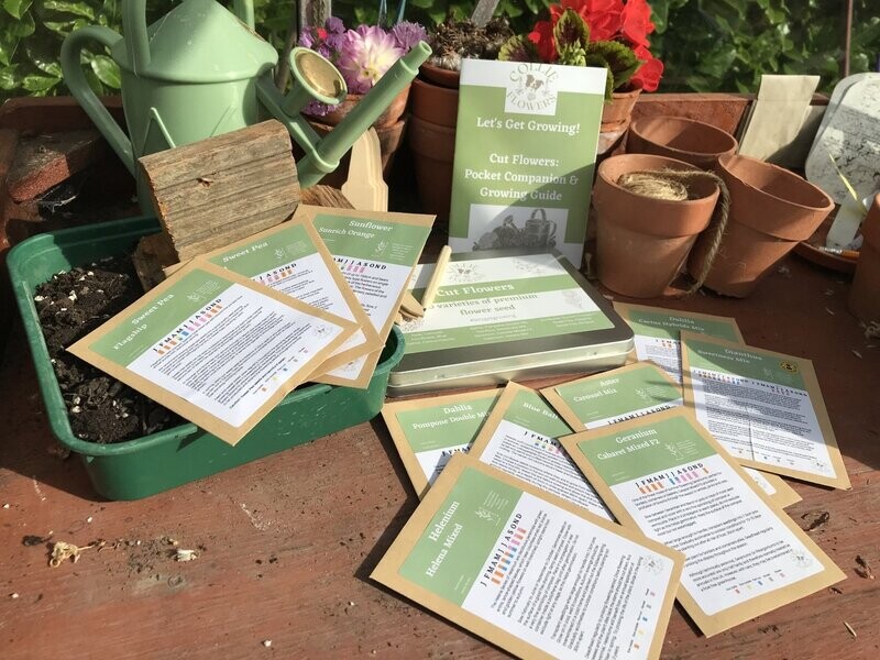 Cut Flowers Pocket Companion & Growing Guide: Digital Download