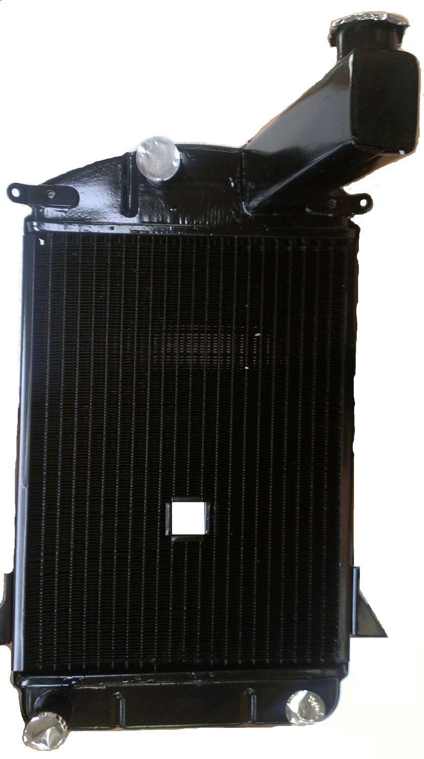 WASSERKÜHLER NEU STAHL MIT LANGEM HALS & AUSSPARUNG FÜR ANLASSERKURBEL TR2-4