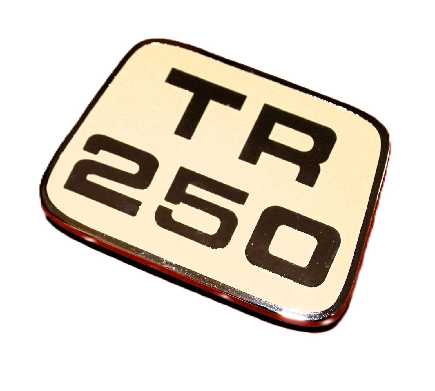 MEDAILLON "TR250" AUF MOTORHAUBE VORNE TR250