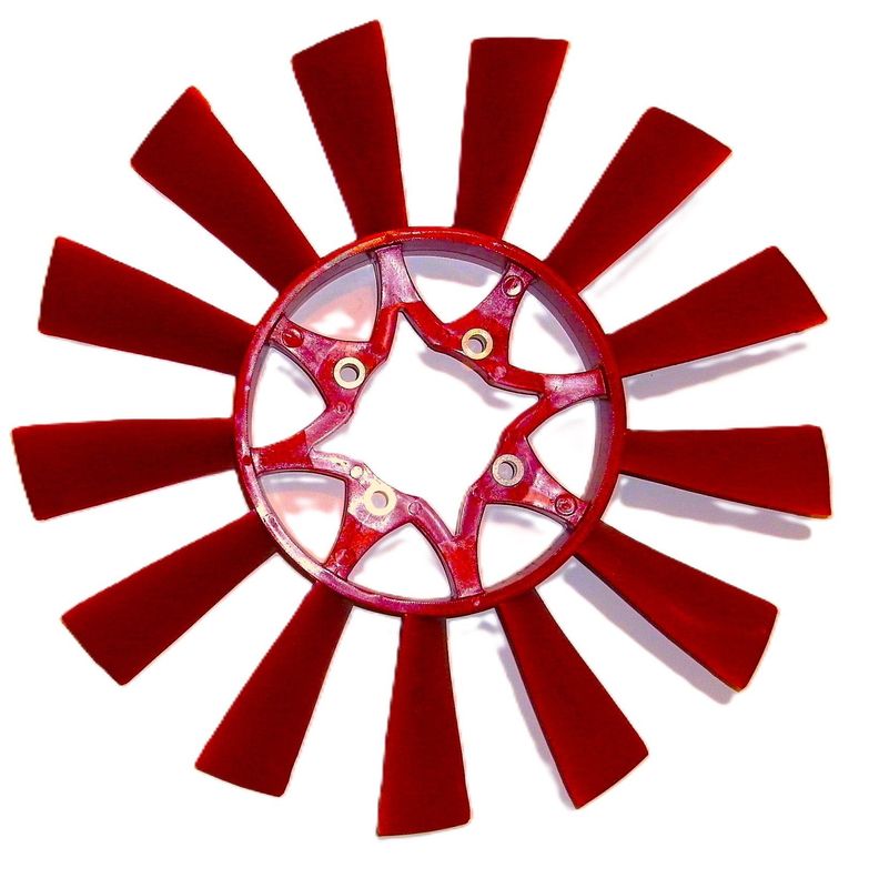 LÜFTERFLÜGEL 13-BLÄTTRIG KUNSTSTOFF ROT TR6CR LÜFTERFLÜGEL 13-BLÄTTRIG KUNSTSTOFF ROT TR6CR