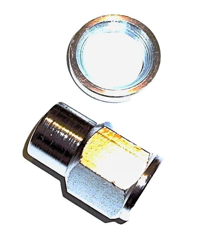 Radmutter 7/16" verchromt, 60°-Kegelsitz, Wolfrace-Felge, M-Serie