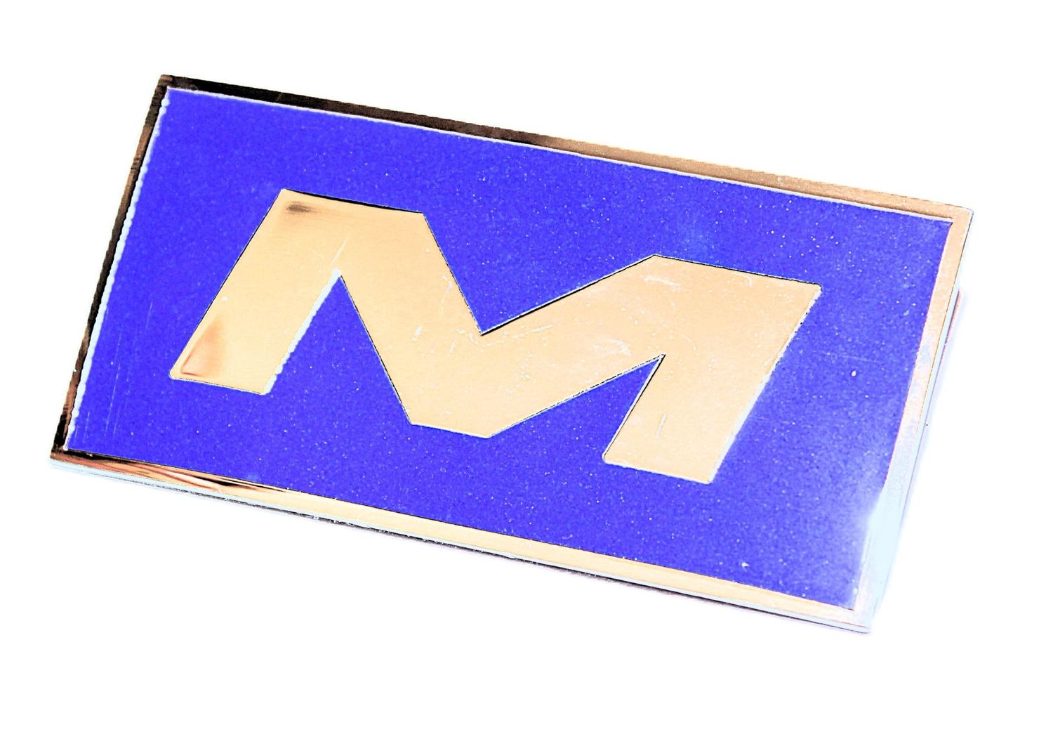 "M"-Emblem, emailliert, chrom/blau, M-Serie