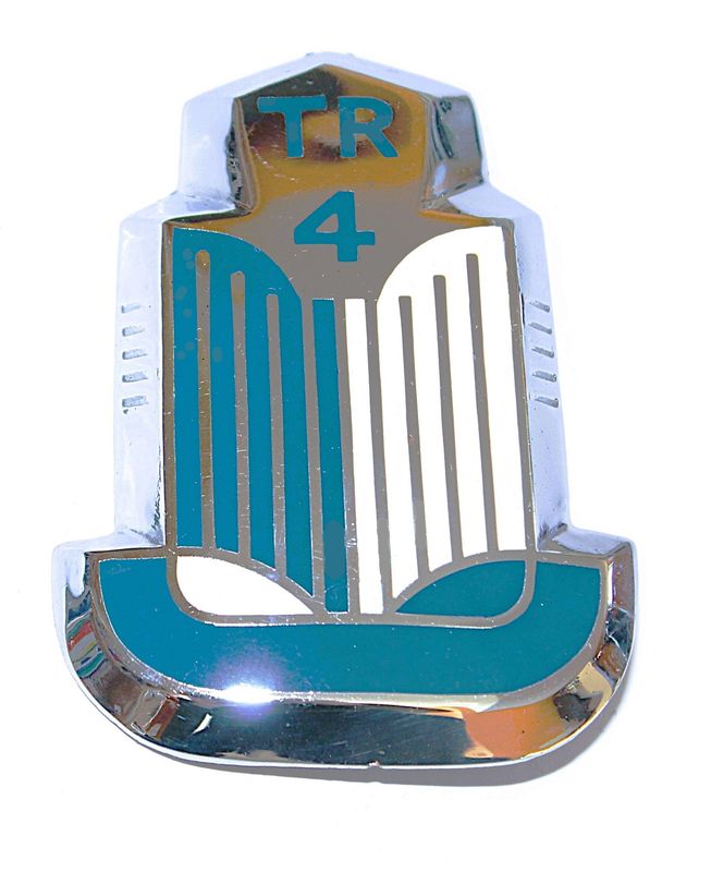 OEM MEDAILLON BLAU/WEIß MOTORHAUBE TR4 OEM MEDAILLON BLAU/WEIß MOTORHAUBE TR4