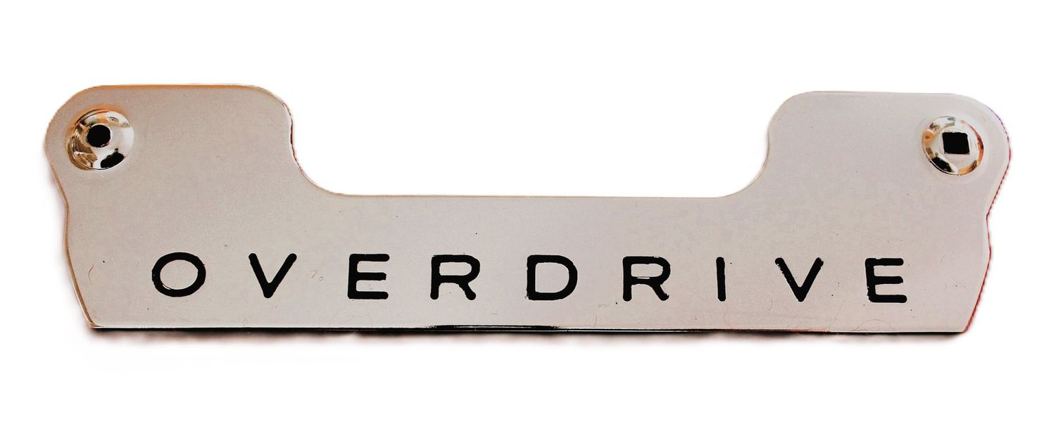 EMBLEM "OVERDRIVE" AUF KOFFERRAUMDECKEL TR5-250-6