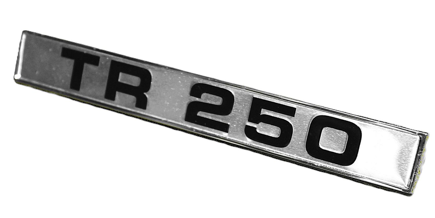 EMBLEM "TR250" AUF KOTFLÜGEL HINTEN TR250