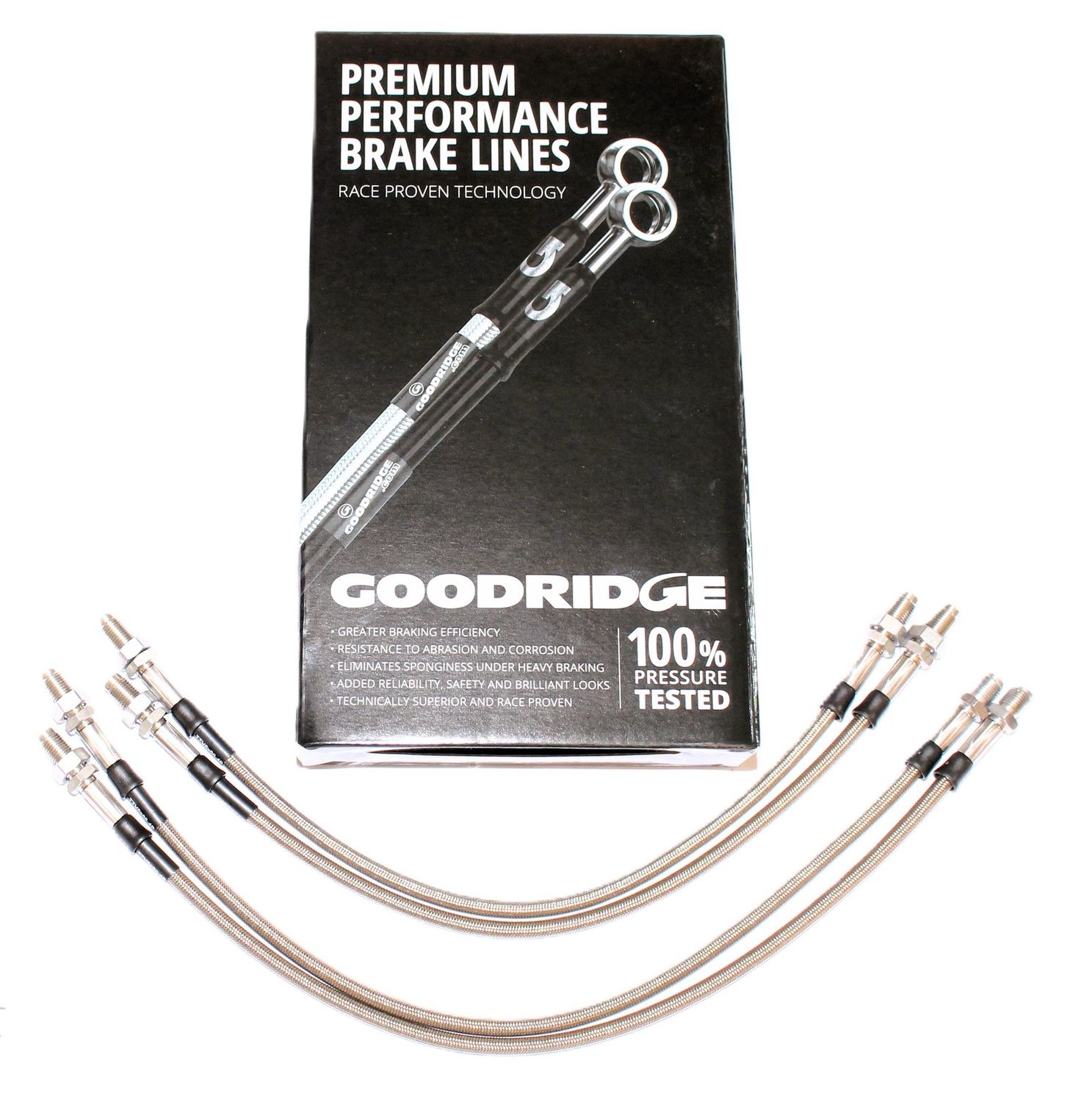 Satz Goodridge Stahlflex-Bremsleitung mit ABE, M-Serie