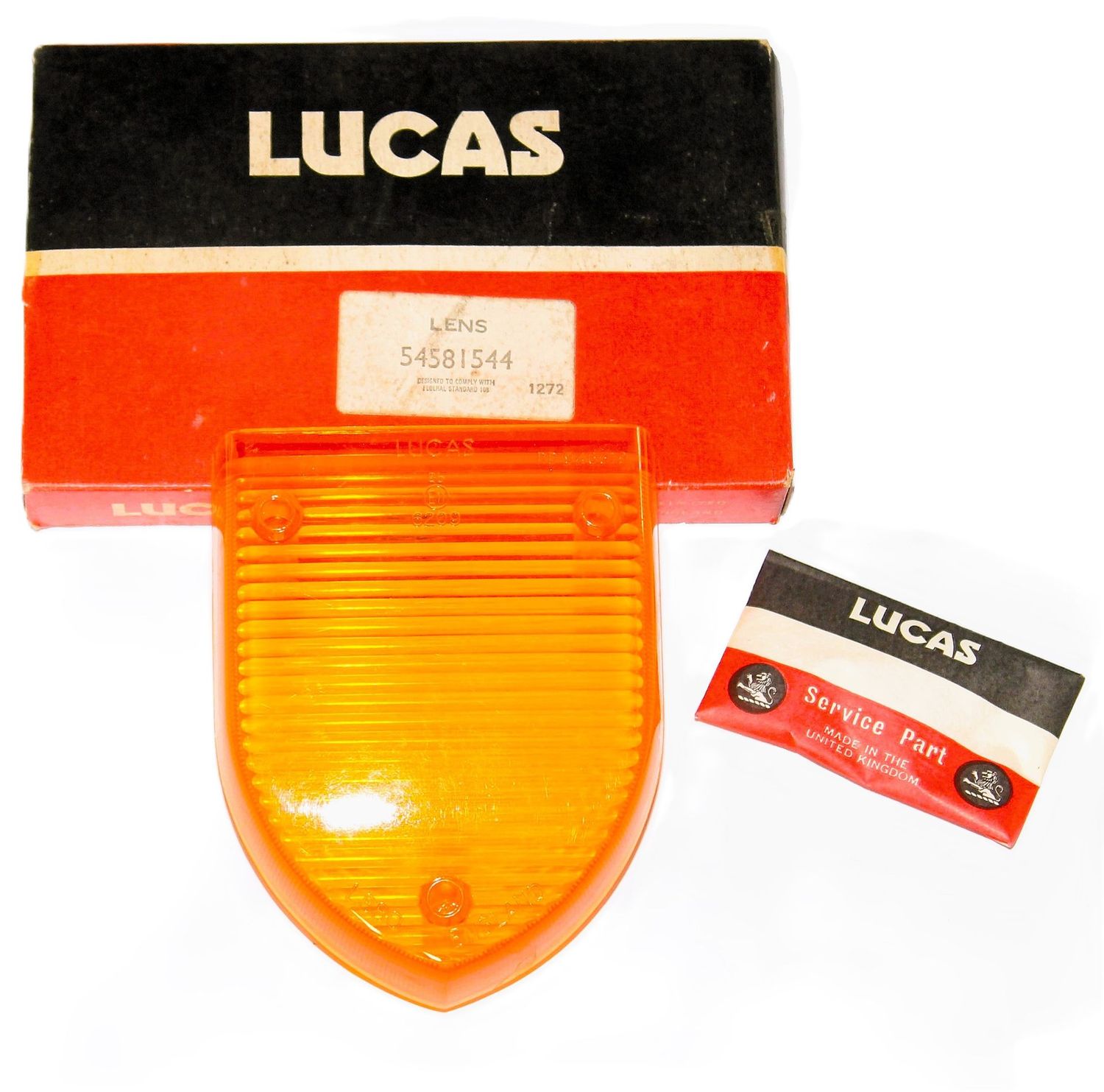 Originales Lucas L880 Blinkerglas hinten NOS Triumph Spitfire/GT6
