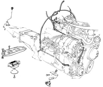 Motor V6 Essex 3,0l & 4-Gang- Getriebe