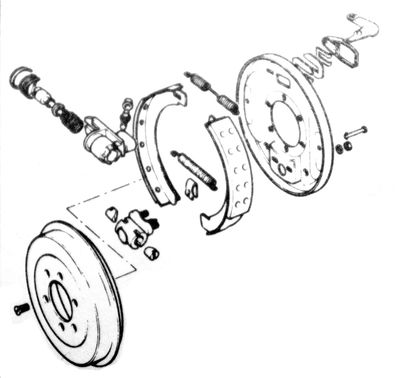 Hinterradbremse