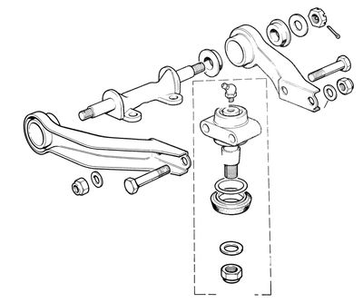 Vorderachse & Stabilisator TR4A-6