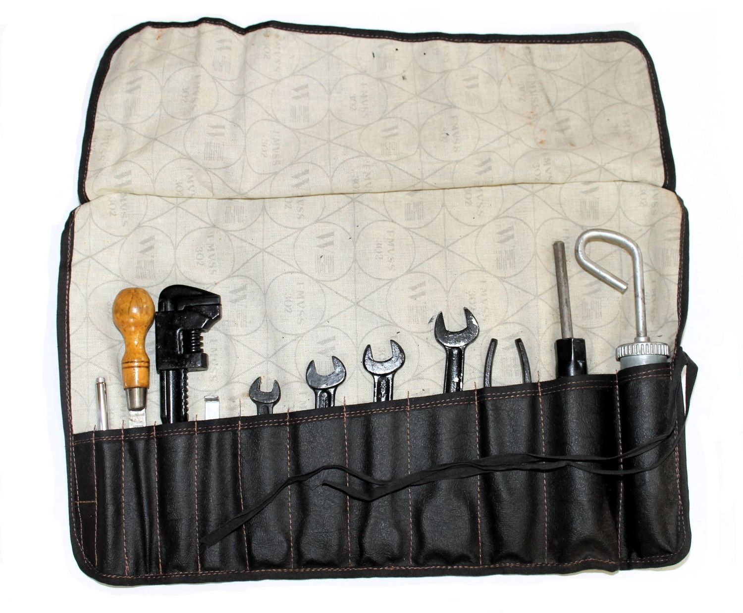 ORIGINALE WERKZEUGTASCHE -MADE IN UK-(TOOL ROLL) NOS TR4-4A