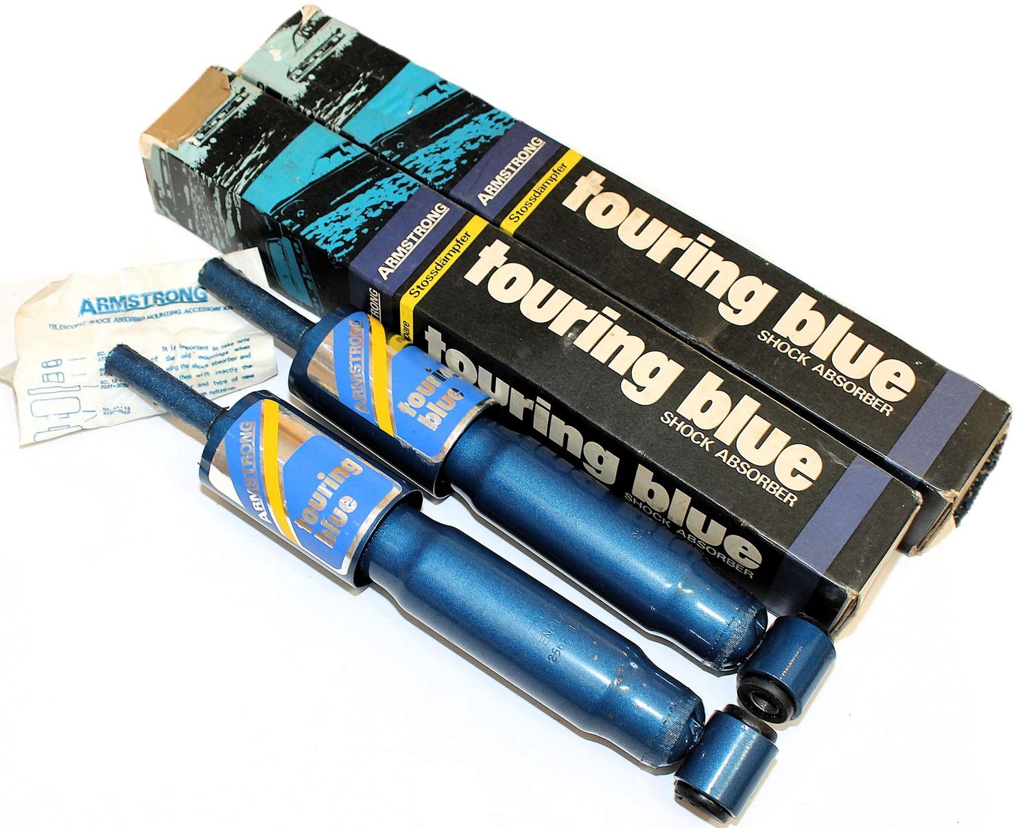 ORIGINALES PAAR ARMSTRONG-STOßDÄMPFER TOURING BLUE VORDERACHSE  NOS TR4A-6