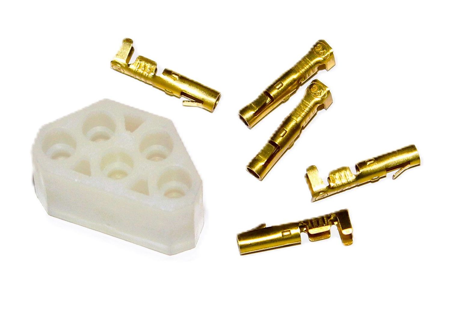 5pin- Stecksockel mit 5 Kabelklemmen für Wippschalter, M-Serie spät