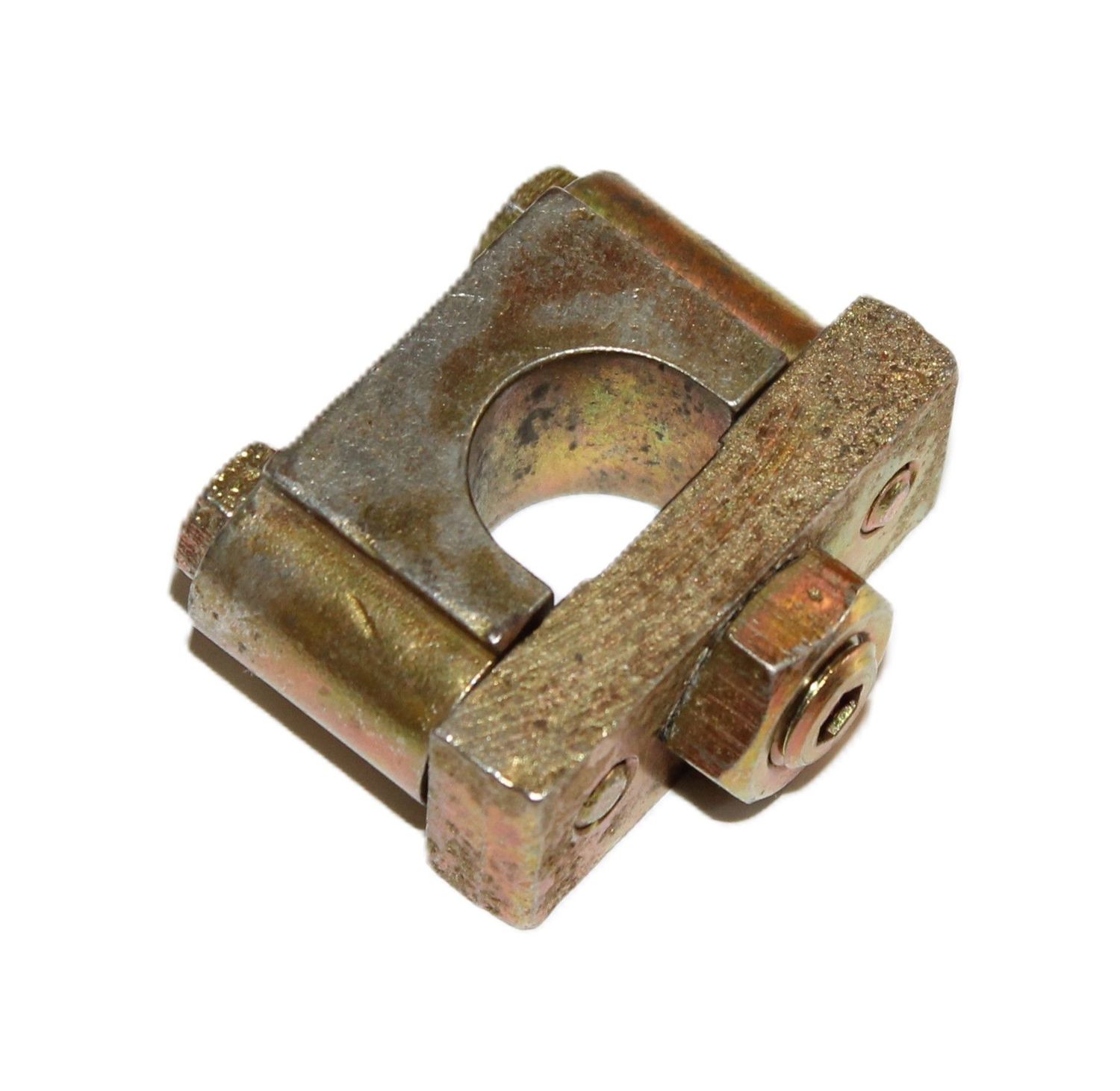 ORIGINALES KLEMMSTÜCK LENKSÄULE OBEN CHROMATIERT KOMPLETT TR4-6