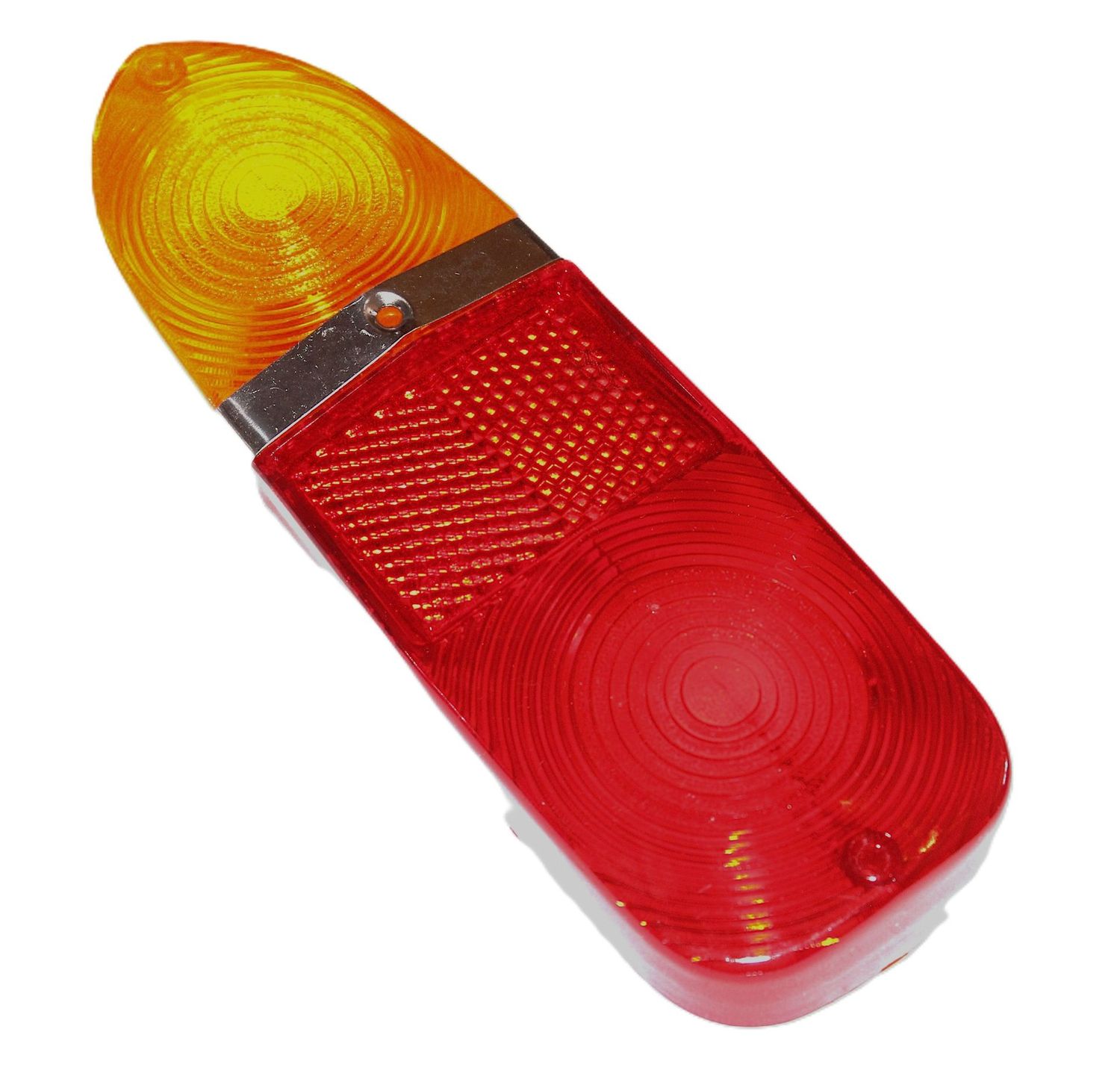 RÜCKLEUCHTENGLAS KUNSTSTOFF ROT/GELB TR4-4A-5